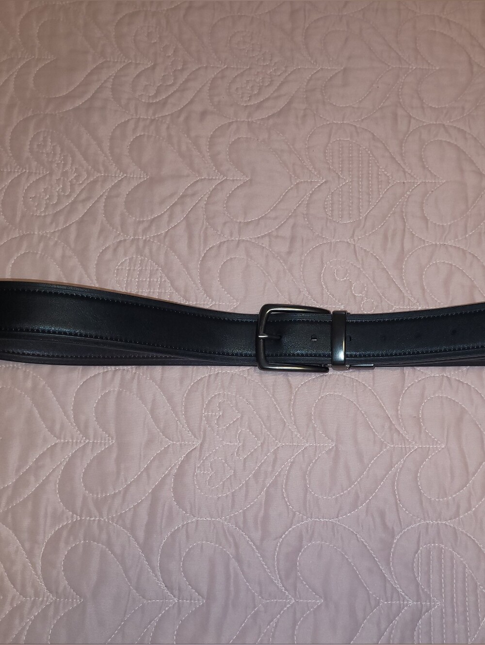 Columbia XL Mens Reversable Belt with Brushed Metal Buckle